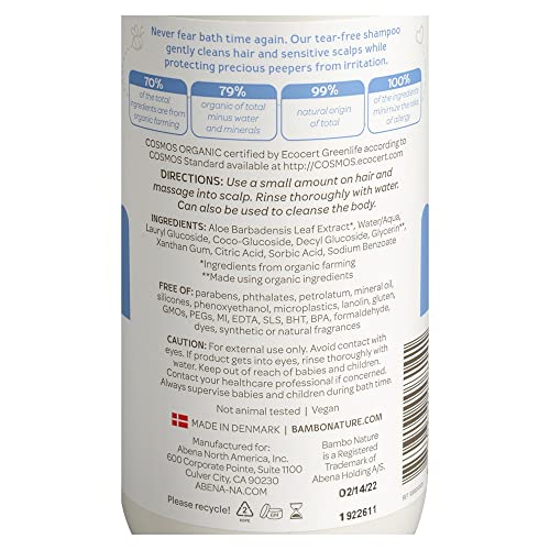 Bambo Nature Tear Clear Baby Shampoo, 16.9 fl oz Bottle, 1 Count - Image 3