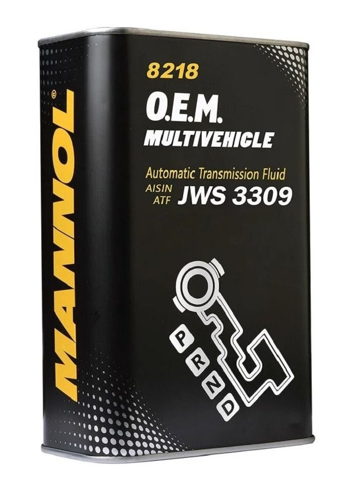 MANNOL - 8218 Multivehicle ATF Universal Automatic Transmission Fluid   JWS 3309 For Automatic Gear - Image 1