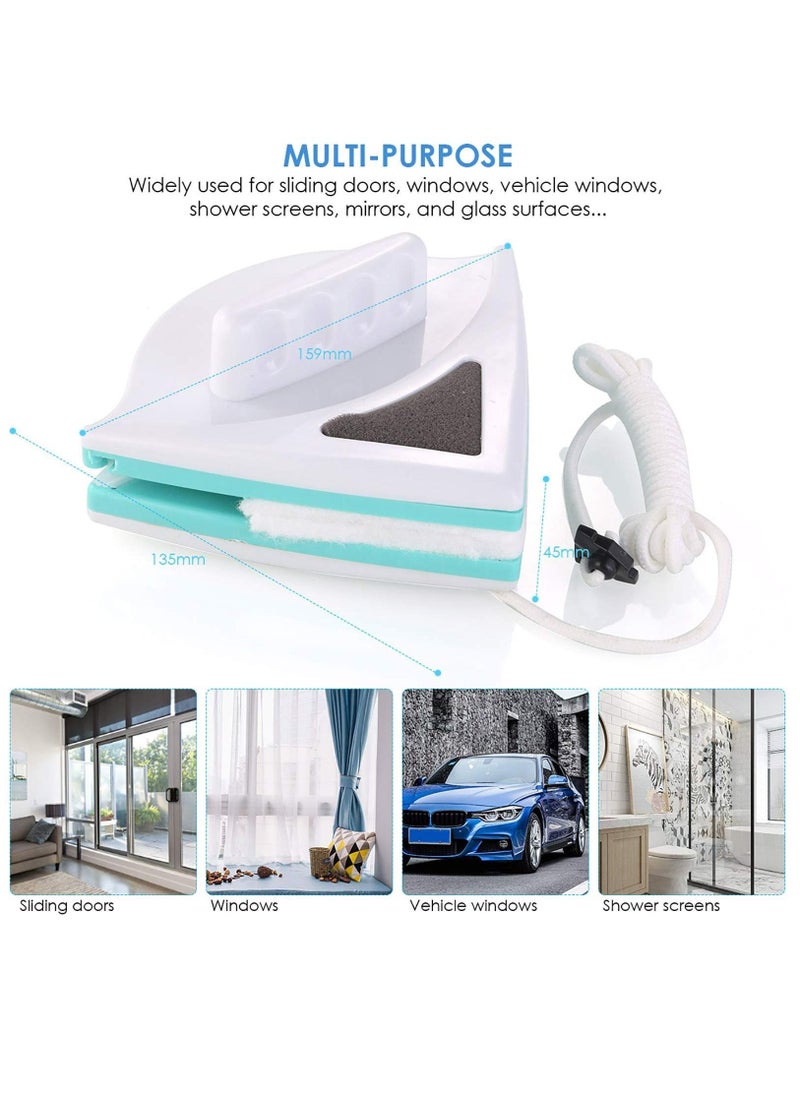 Double Side Magnetic Window Cleaner, Brush, Surface Wiper Washing Glass Cleaning Brush for Single Glazed Windows with 5- 12mm Thickness - pzsku/ZC7295C1481B5FC44F4C2Z/45/_/1673237648/fbdbcd74-8b1b-48e9-b070-296b10f57002