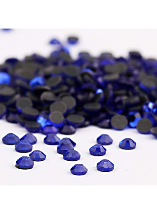 BEADSLAND Crystal Hotfix Rhinestone,Machine Cut Stone 1440pcs/pkg (Sapphire,SS10,3mm) - Image 2