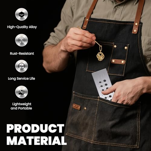 NEWTRY 2.7-5.0mm Jewelry Wire Drawplate 24 Holes Tungsten Carbide Steel Round Draw Plate, Portable Jewelry Making Tools for Manufacturing Jewelry - Image 4