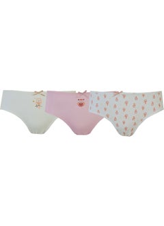 Hepsine Rakip Rivaling All 3-Piece Girl's Patterned Slip Panties Thin Elastic Cute Comfortable  - Image 5
