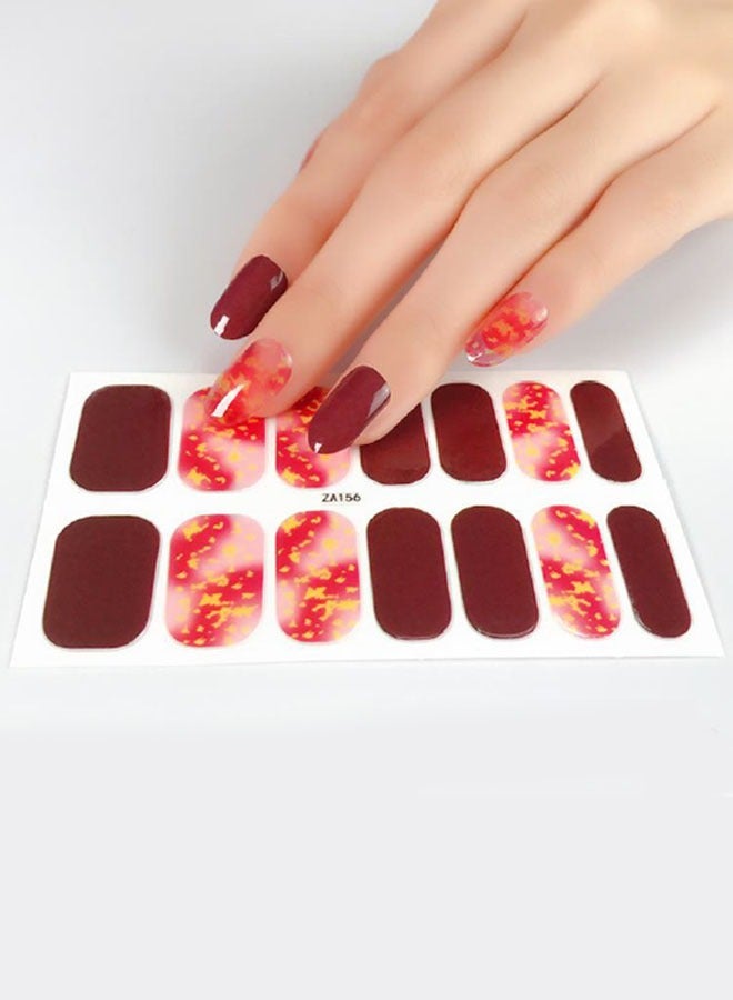 14-Piece Fashion Nails Stickers