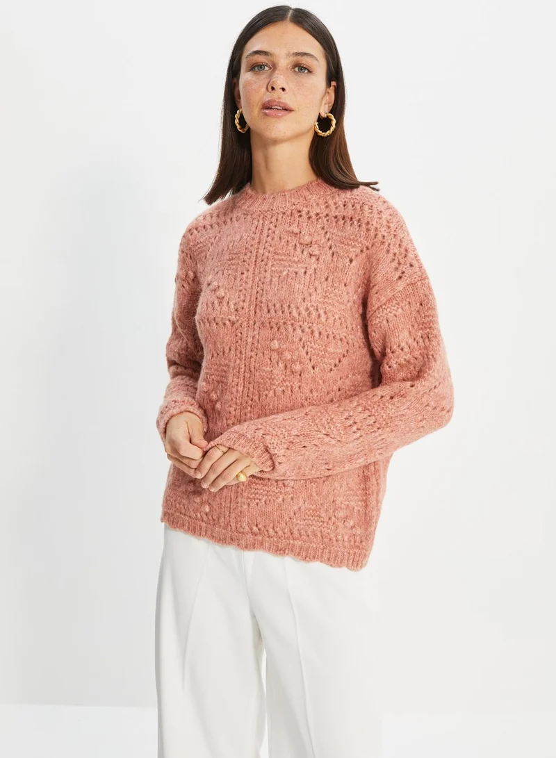 trendyol Crew Neck Knitted Sweater