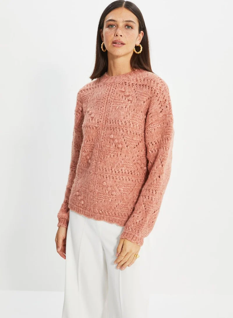 trendyol Crew Neck Knitted Sweater