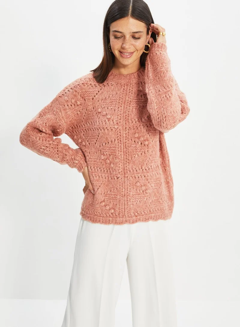 trendyol Crew Neck Knitted Sweater