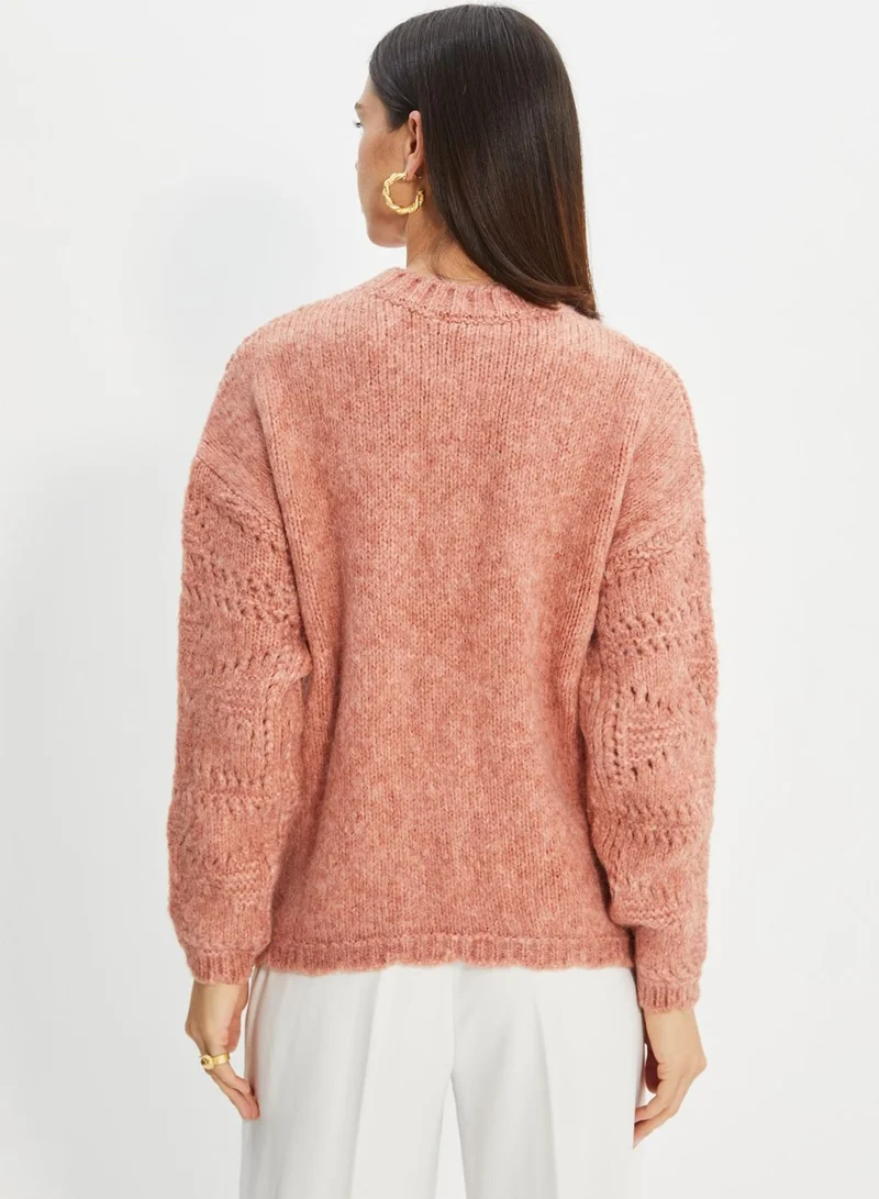 trendyol Crew Neck Knitted Sweater
