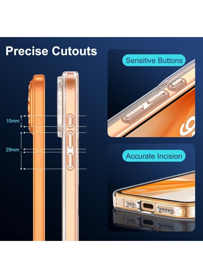 Denx Clear Case for iPhone 17 Pro Max,Magnetic Case Clear with Screen Protector & Camera Protector [Compatible with MagSafe],Shockproof TPU Cover-Transparent - Image 5