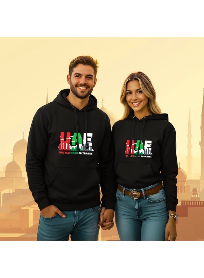 برينت شوب فور مي بلوفر بغطاء للرأس من القطن للجنسين من عيد الاتحاد - هودي ناعم ومريح للرجال والنساء - مثالي لاحتفالات عيد الاتحاد - Image 2