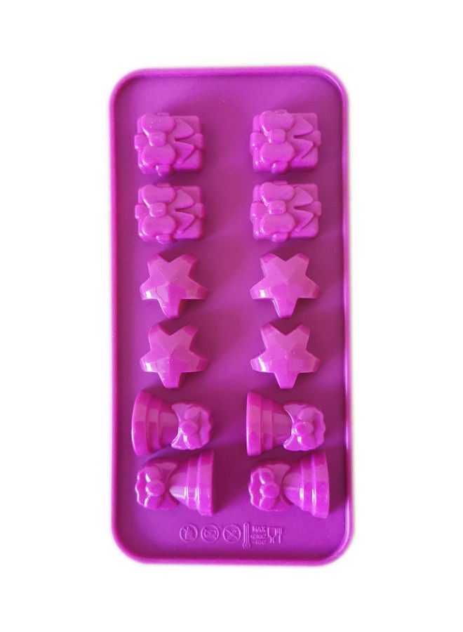 نيبمينينت قالب شوكولاتة بتصميم مبتكر أرجواني 21 x 10سم