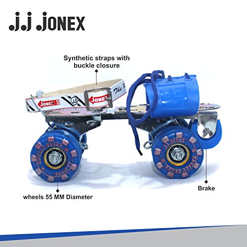 Jonex JJ JONEX Super Attack with Brake Adjustable Quad Roller Skates Suitable for Age Group 6-15 Years Old (MYC) - Image 3