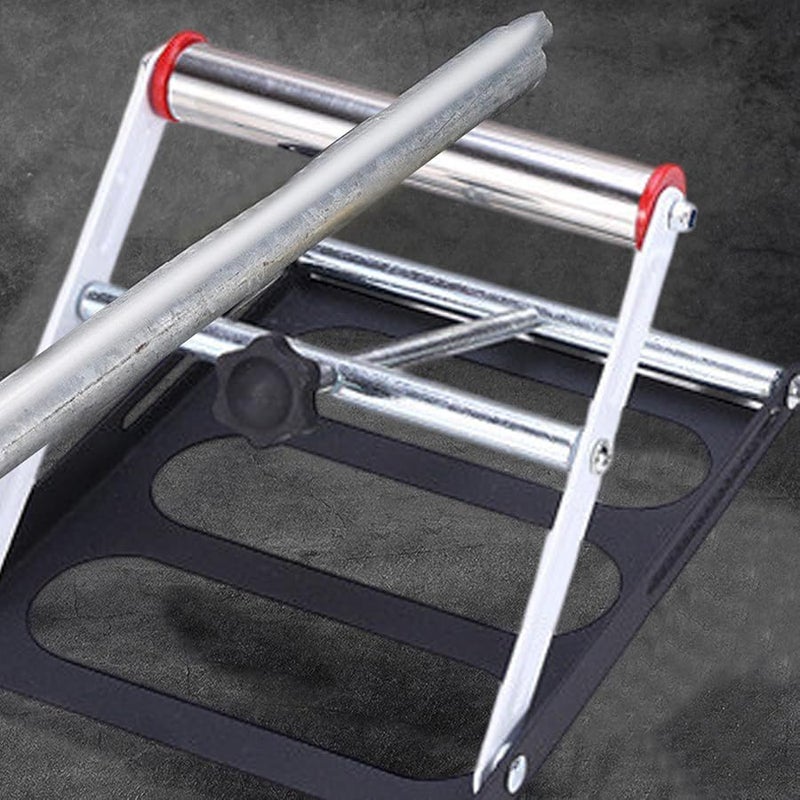 Adjustable Height Metal Rye Stand Cutting Machine Support Frame Stable Workbench - Image 3