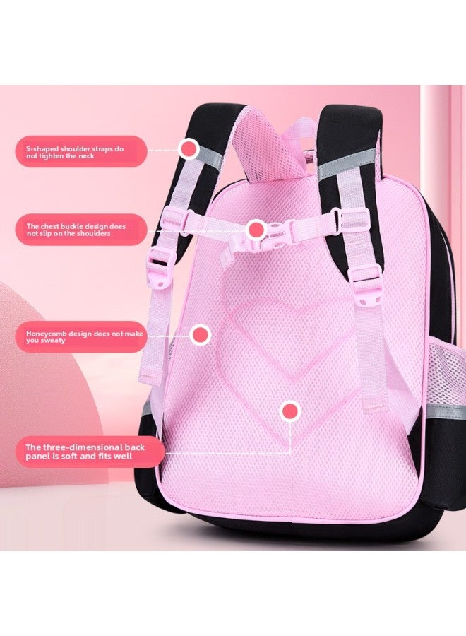 Kuromi Schoolbag Primary School Girl 1-3 Grade 6 One To Three Children Sanrio Schools Bags-Color:Pink-melody ] - Image 5