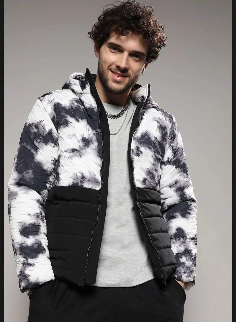 Campus Sutra Stylish Color block Jacket