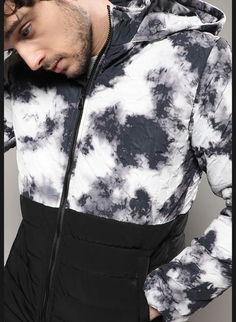Campus Sutra Stylish Color block Jacket