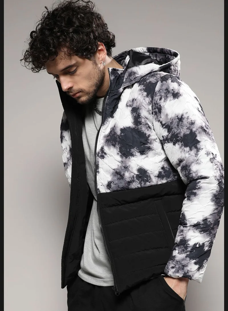 Campus Sutra Stylish Color block Jacket