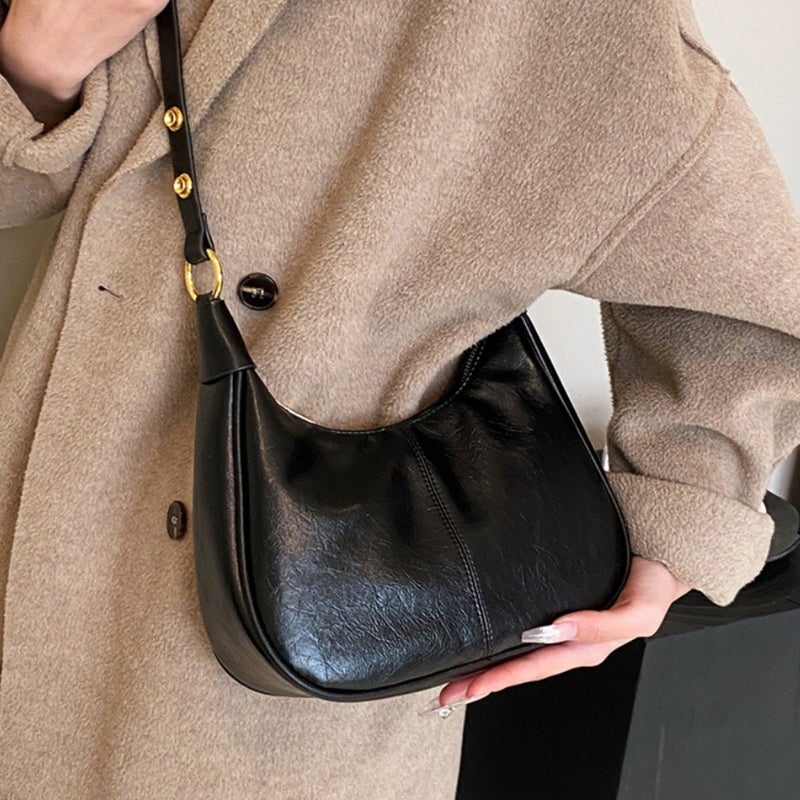 Women's PU Shoulder Bag Vintage Crossbody - Image 3