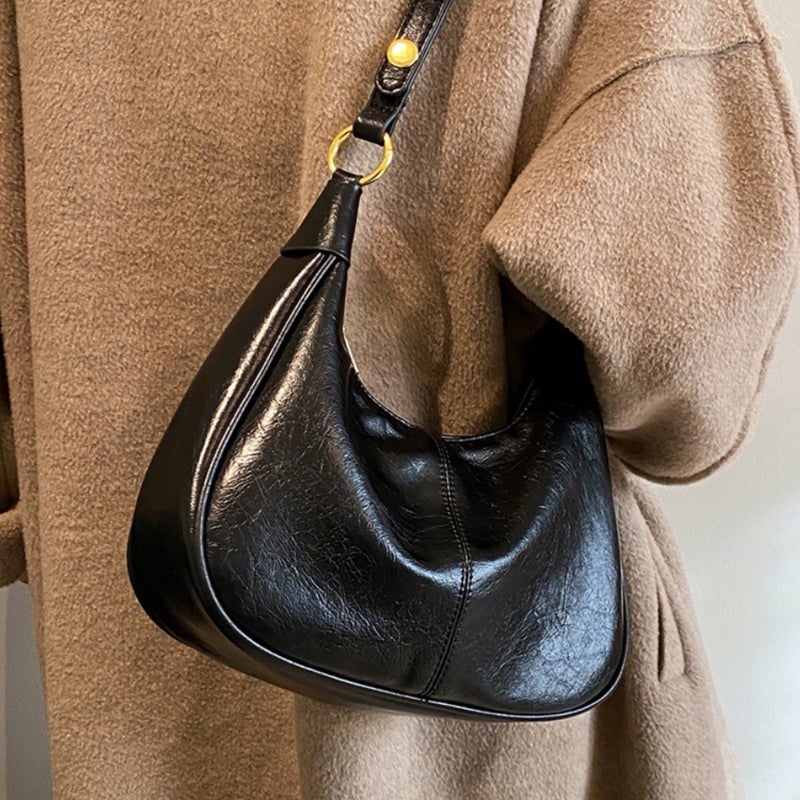 Women's PU Shoulder Bag Vintage Crossbody - Image 1