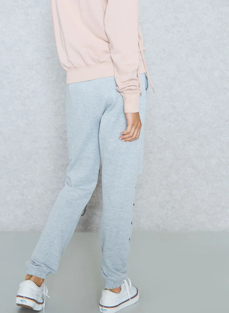 Missguided Chain Detail Ripped Joggers
