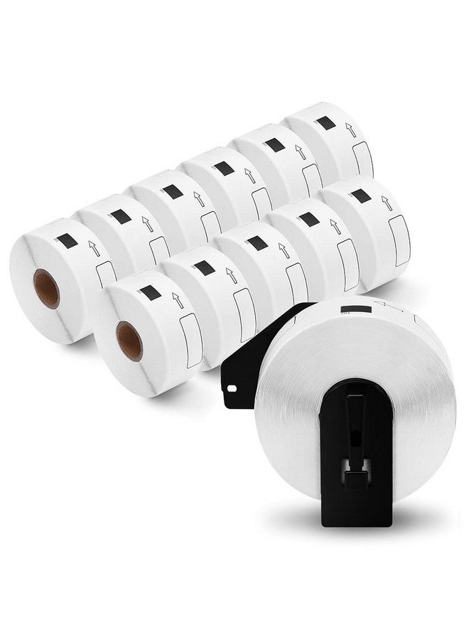 12 Rolls Replace Brother Ql800 Address Label Dk1201 (1.1 X 3.5) For Ql810W Ql710W Label Printer Diecut 29Mm X 90Mm Dk Label Barcode & All Purpose Label 1 Frame