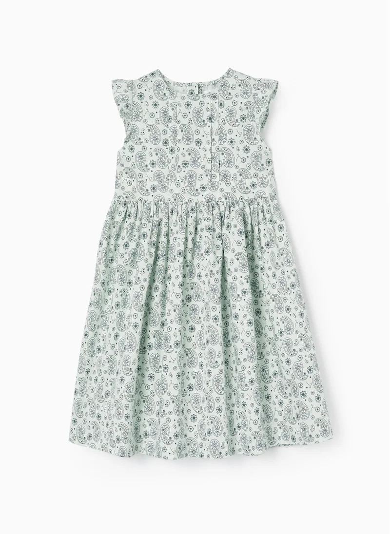 Zippy Cotton Dress with Ruffles for Girls