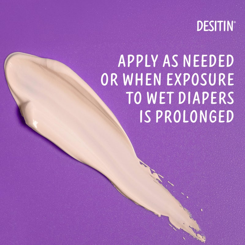 Desitin Maximum Strength Baby Diaper Rash Cream, 40% Zinc Oxide for Treatment, Relief & Prevention, Hypoallergenic, Phthalate- & Paraben-Free Paste, Protects Skin For Up To 12 Hours, 16 oz - Image 3