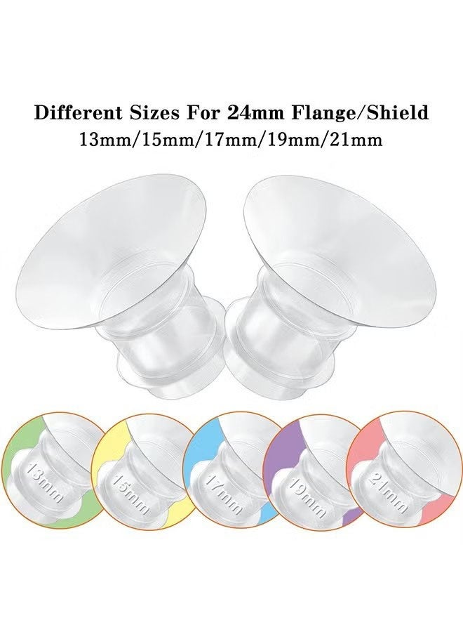 5PCS Milk Pump Inserts Converter Practical Pump Replacement 13mm 15mm 17mm 19mm 21mm - view 4