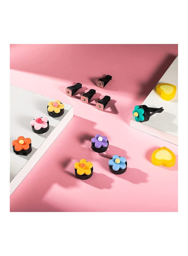 Y&D Air Vent Clip, 8 Pcs Car Interior Decoration Conditioner Clip Cute Charm Colorful Accessories Decorations - Image 4