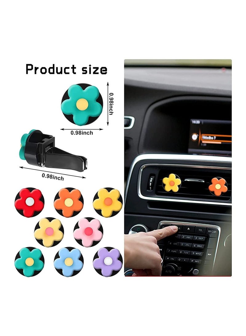 Y&D Air Vent Clip, 8 Pcs Car Interior Decoration Conditioner Clip Cute Charm Colorful Accessories Decorations - Image 2