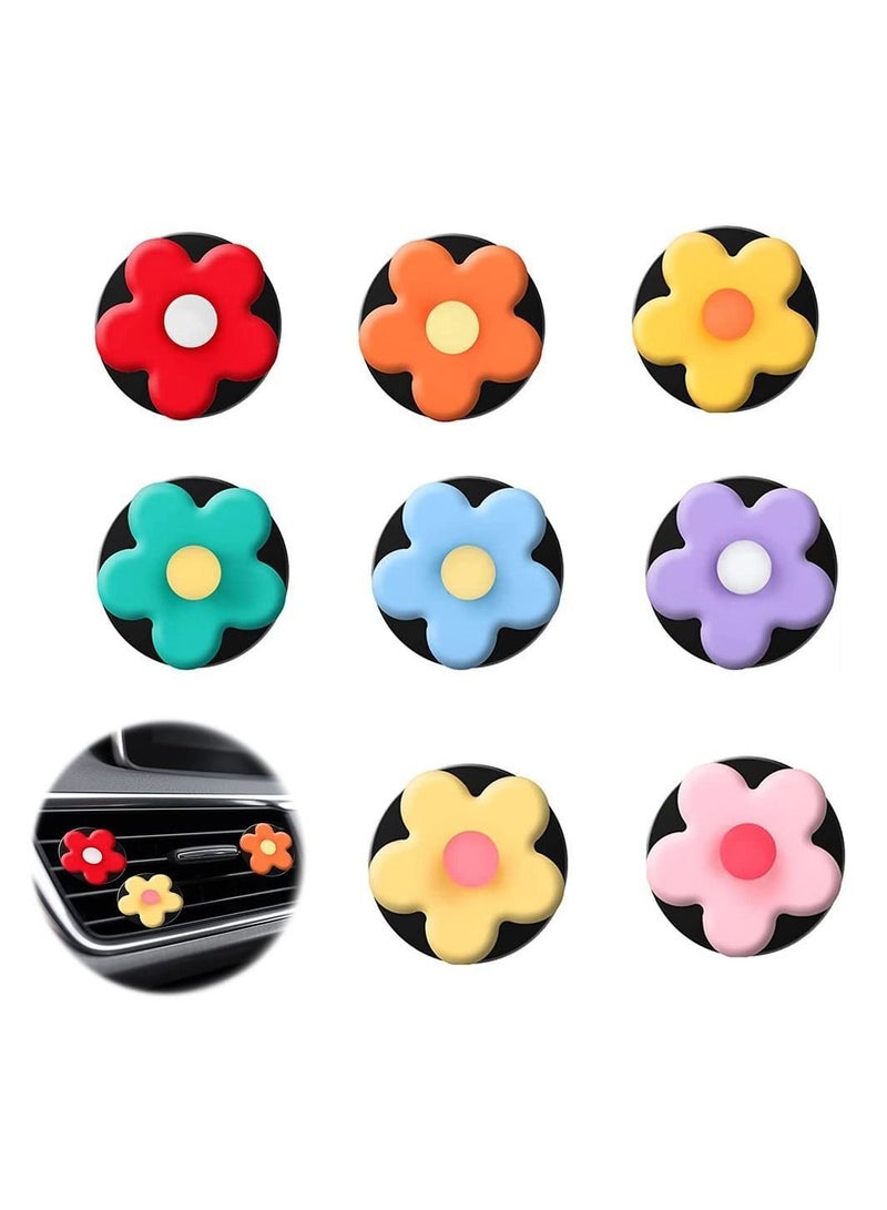 Y&D Air Vent Clip, 8 Pcs Car Interior Decoration Conditioner Clip Cute Charm Colorful Accessories Decorations - Image 1