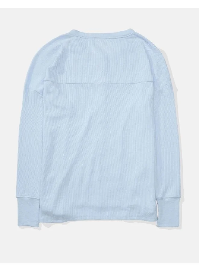 Aerie Button Detail T-shirt