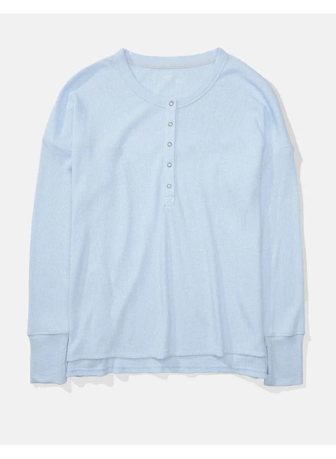 Aerie Button Detail T-shirt