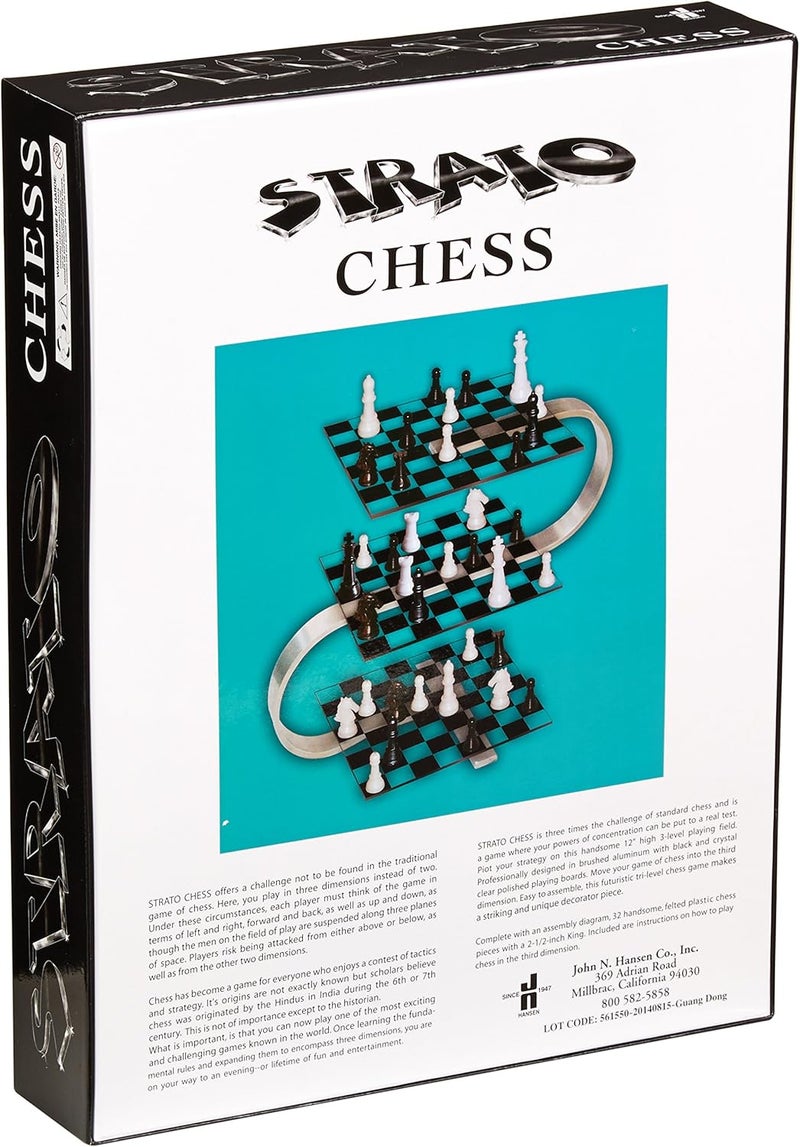 Hansen Strato Chess - 3D Board Game for 2 Players, Ages 12+ - Image 2