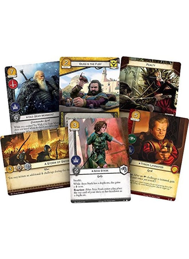 Fantasy Flight Games مجموعة أساسية من لعبة الورق A Game Of Thrones، الإصدار الثاني؛ لعبة معركة ملحمية؛ لعبة إستراتيجية للبالغين والمراهقين؛ للأعمار من 14 عامًا فأكثر؛ 24 لاعبًا؛ متوسط وقت اللعب 12 ساعة؛ من صنع  - Image 5