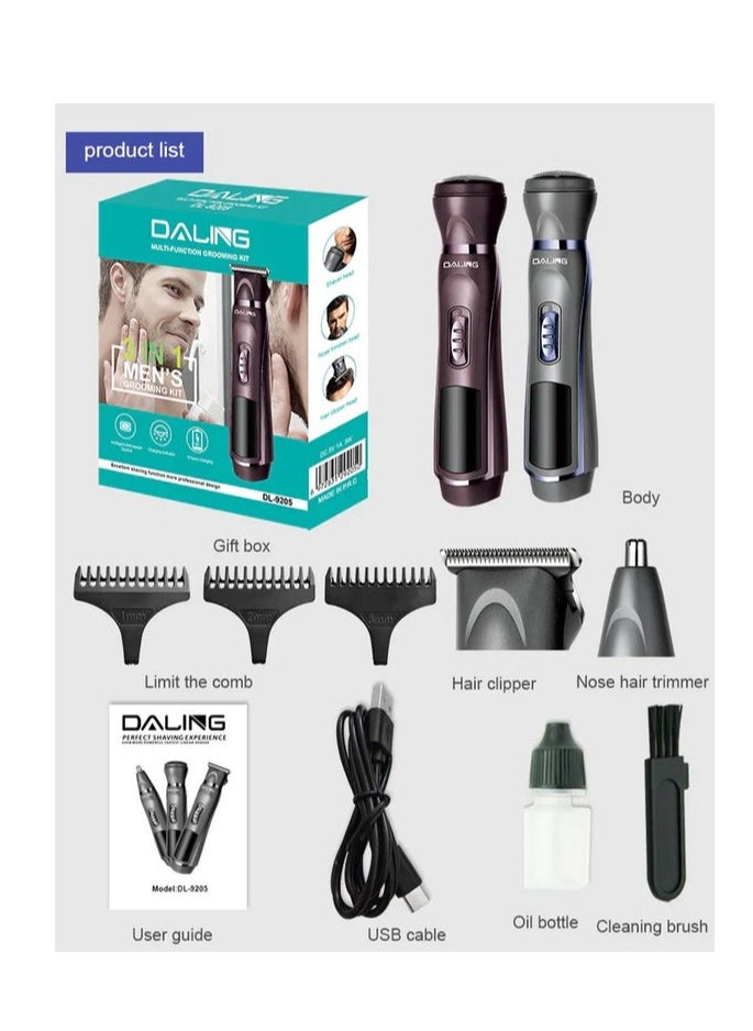 Daling - Rechargeable Electric Shaver – Cordless, Waterproof Electric Razor for Men, Precision Shaving with Flexible Blades, Fast Charging, Quiet Operation, Suitable for Wet & Dry Use, Perfect for Smooth Shaves, Grooming, and Travel, Durable & Long-Lasting - Image 1