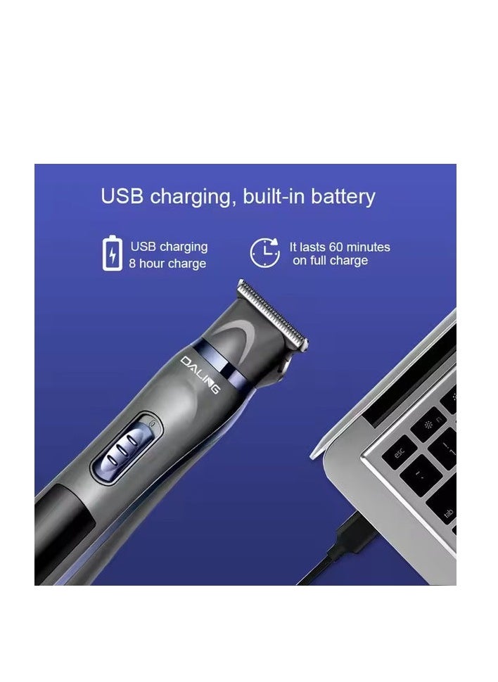 Daling - Rechargeable Electric Shaver – Cordless, Waterproof Electric Razor for Men, Precision Shaving with Flexible Blades, Fast Charging, Quiet Operation, Suitable for Wet & Dry Use, Perfect for Smooth Shaves, Grooming, and Travel, Durable & Long-Lasting - Image 1