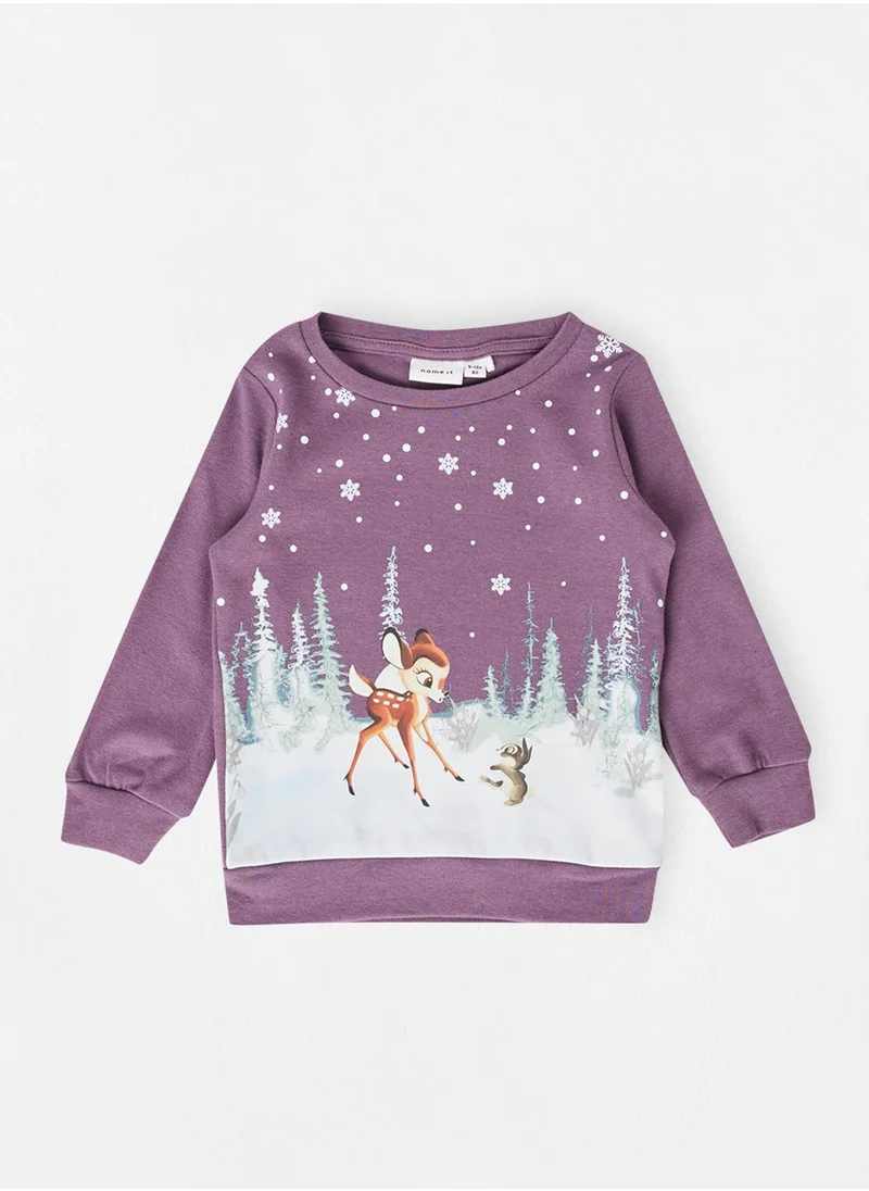 NAME IT Kids Bambi Long Sleeve Sweatshirt