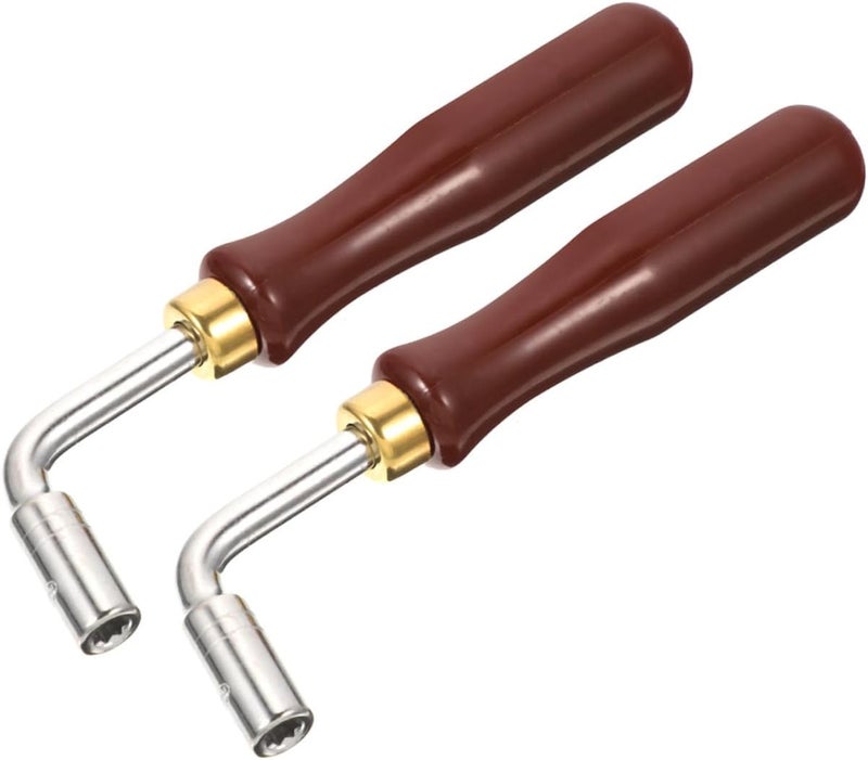Totority 2pcs Dulcimer Tuning Wrenches Ergonomic Design Piano Tuner Spanner Tool for Precise of Dulcimer Tuning Lightweight and Compact Accessories for Easy - Image 1
