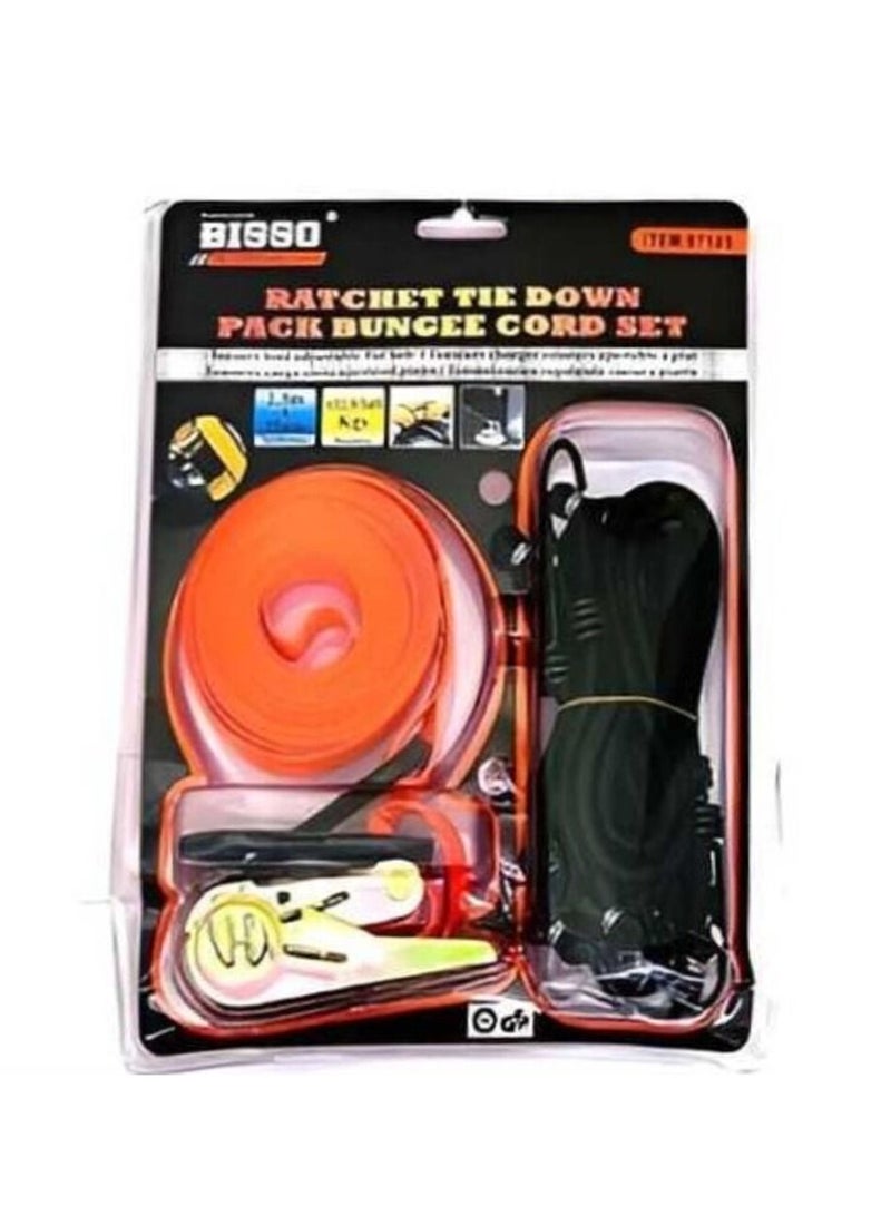 A set of 5 pieces of slipping machine equipped with 1 hifu slipping maceters with a hook 4 meters of rubber rope Bisso