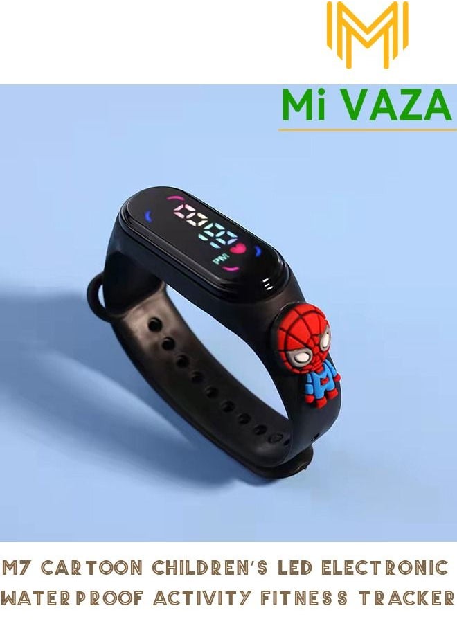 Mi VAZA M7 Cartoon Children's LED Electronic Waterproof Touch Watch - Pretty Cartoon Gifts for Children - Digital Sports Toddler Daily Waterproof LED Design 