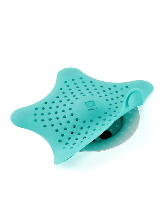 UMBRA Starfish Drain Cover/Hair Catcher, Surf Blue - Image 1
