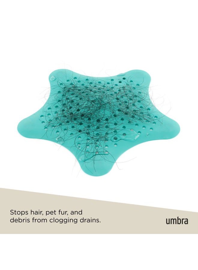 UMBRA Starfish Drain Cover/Hair Catcher, Surf Blue - Image 5