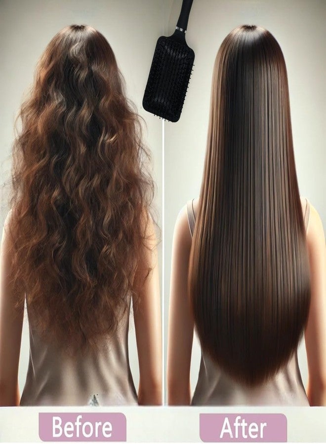 DreamCut Paddle Hair Brush - Soft Touch Handle, Large Paddle Head for Smoothing & Blow-Drying - Anti-Static & Less Breakage - Image 4