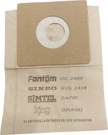 Figoline Sarcool Fantom Sinbo Simtel King Vacuum Cleaner Bag