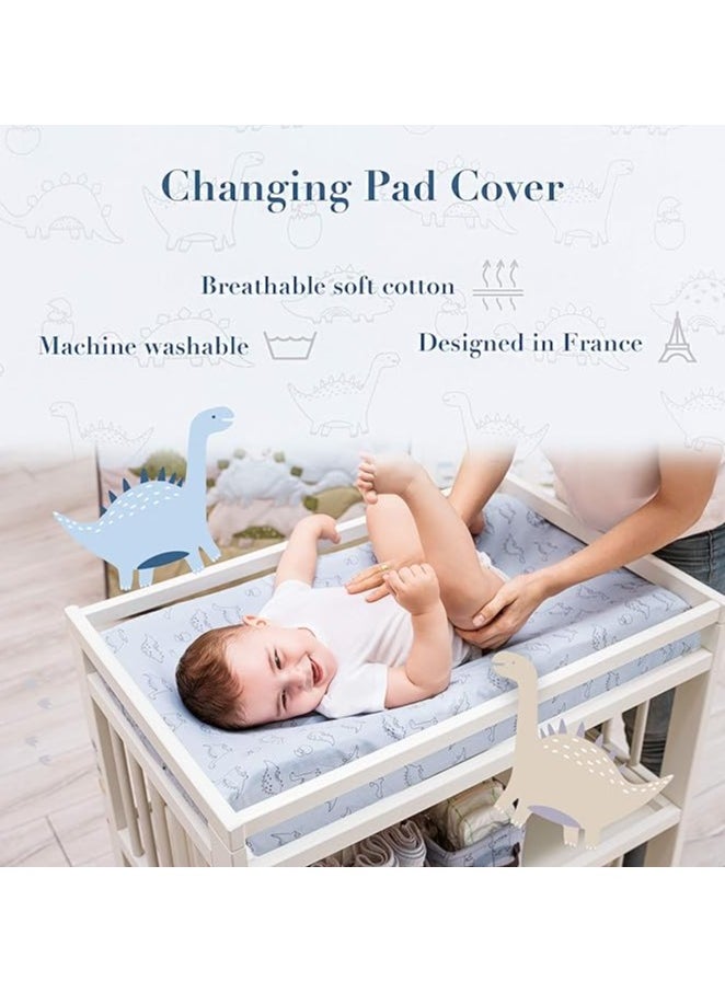 Moro Moro Soft & Breathable Changing Pad Cover – 100% Cotton  - Image 4