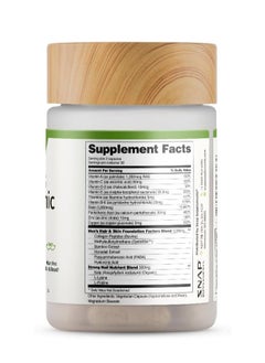 SNAP Hair Growth Supplement - Promotes Hair Regrowth, Stops Hair Loss & Boosts Beard Growth with Biotin, Kelp, Bamboo & More for Skin, Nails & Hair (60 Capsules)  - Image 3