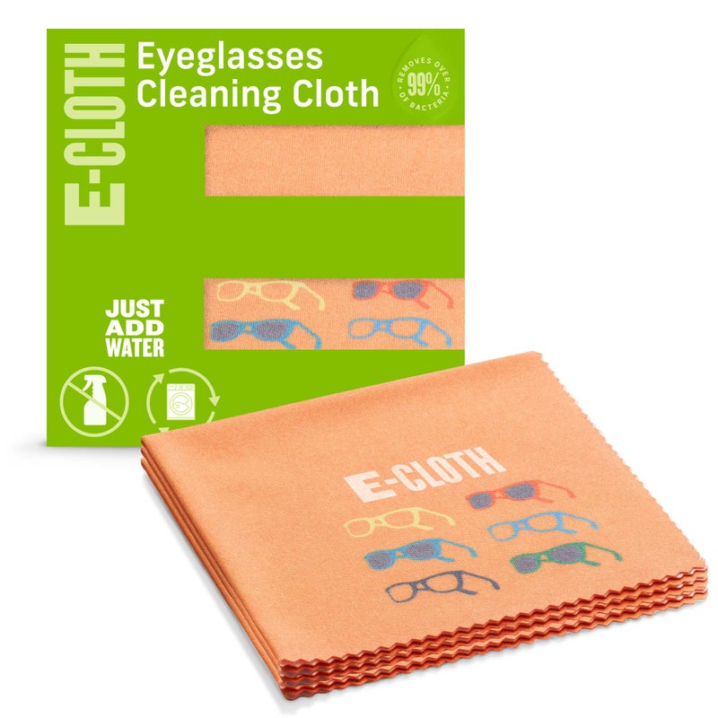 e-cloth ECloth 3Pack Glasses Cloth Microfiber Cleaning Cloth Ideal Eyeglasses Sunglasses and Lens Cleaner Washable and Reusable 100 Wash Promise 