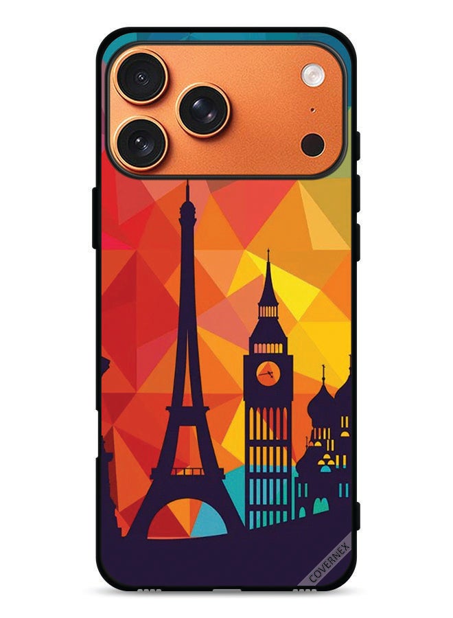 Covernex Apple iPhone 17 Pro Max Protective Case Cover Colorful Pattern Paris - Image 1