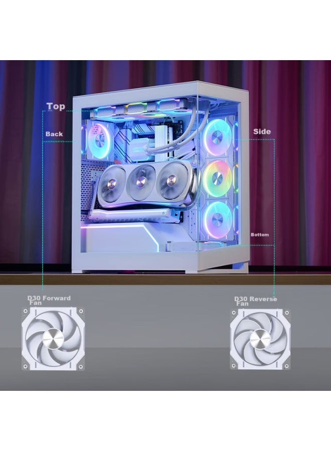 Phanteks D30 Building Block Edition Jingye 12cm Case Water Cooling Radiator Argb Temperature Control Fan - Image 4