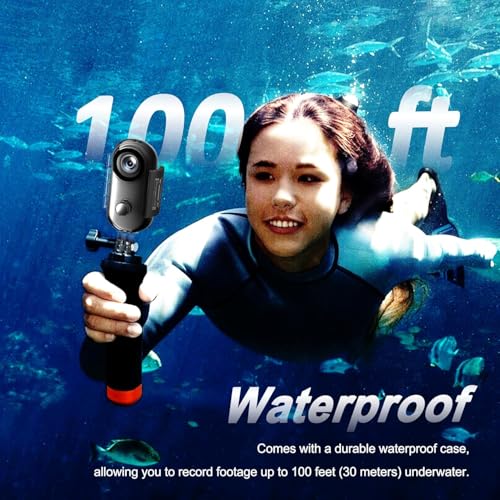 LaView 4K Mini Body Camera 128GB - Action Body Cam with Audio & Video- Thumb Hands Free Waterproof Recording Wearable Cameras - POV Worn Portable Personal Camcorder (Thumb Camera) - Image 4